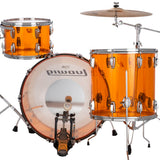 Ludwig Vistalite Pro Beat 3-piece Acoustic Drum Set Shell Pack Amber