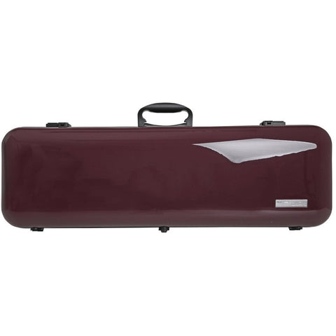 GEWA Violin Case, Air 2.1, Oblong, 4/4, Purple/Black, High Gloss w/Subway Handle