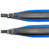 D'Luca MX3 Leather Accordion Straps Blue/Black