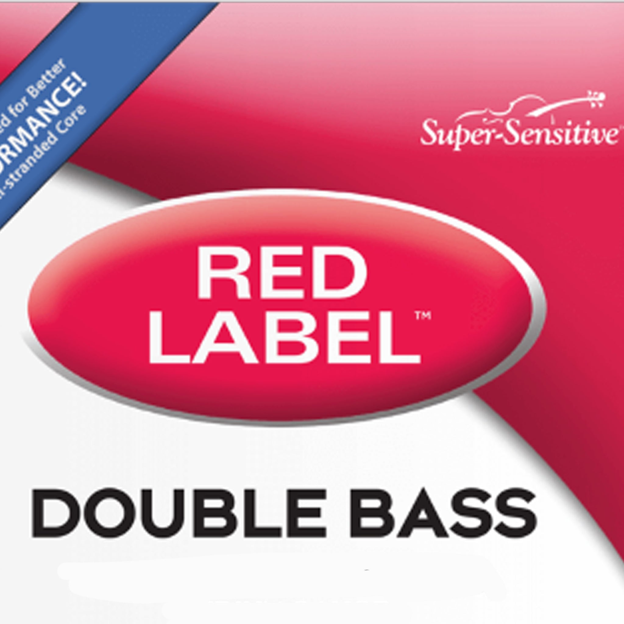 Super Sensitive Bulk Red Label Bass A Single String 3/4 Regular Bulk 10-Pack