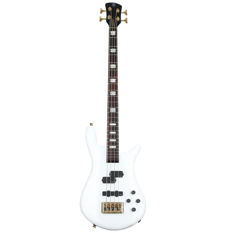 Spector Euro 4 String Classic Bass Guitar Solid White Gloss