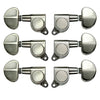 Ovation Black Nickel Guitar Tuning Machines Set, Large Peg 3+3, AD-700BN