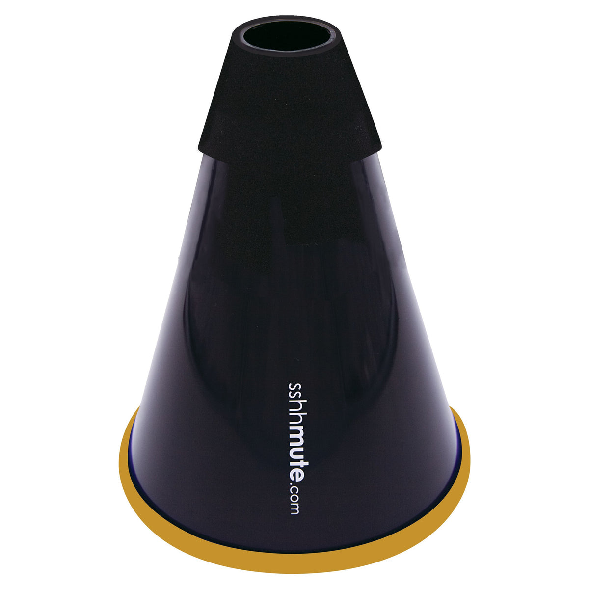 SSHHMUTE Large Bell Flugelhorn Practice Mute Gold