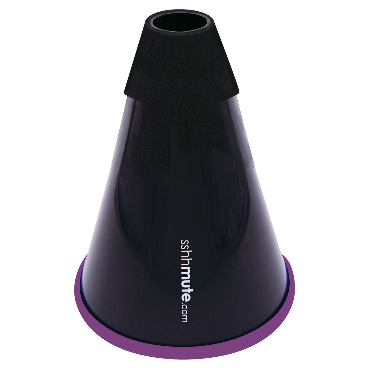 SSHHMUTE Large Bell Flugelhorn Practice Mute Purple