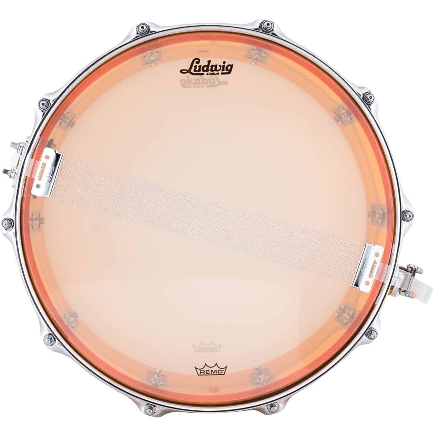Ludwig Vistalite 5 x 14 Snare Drum Amber
