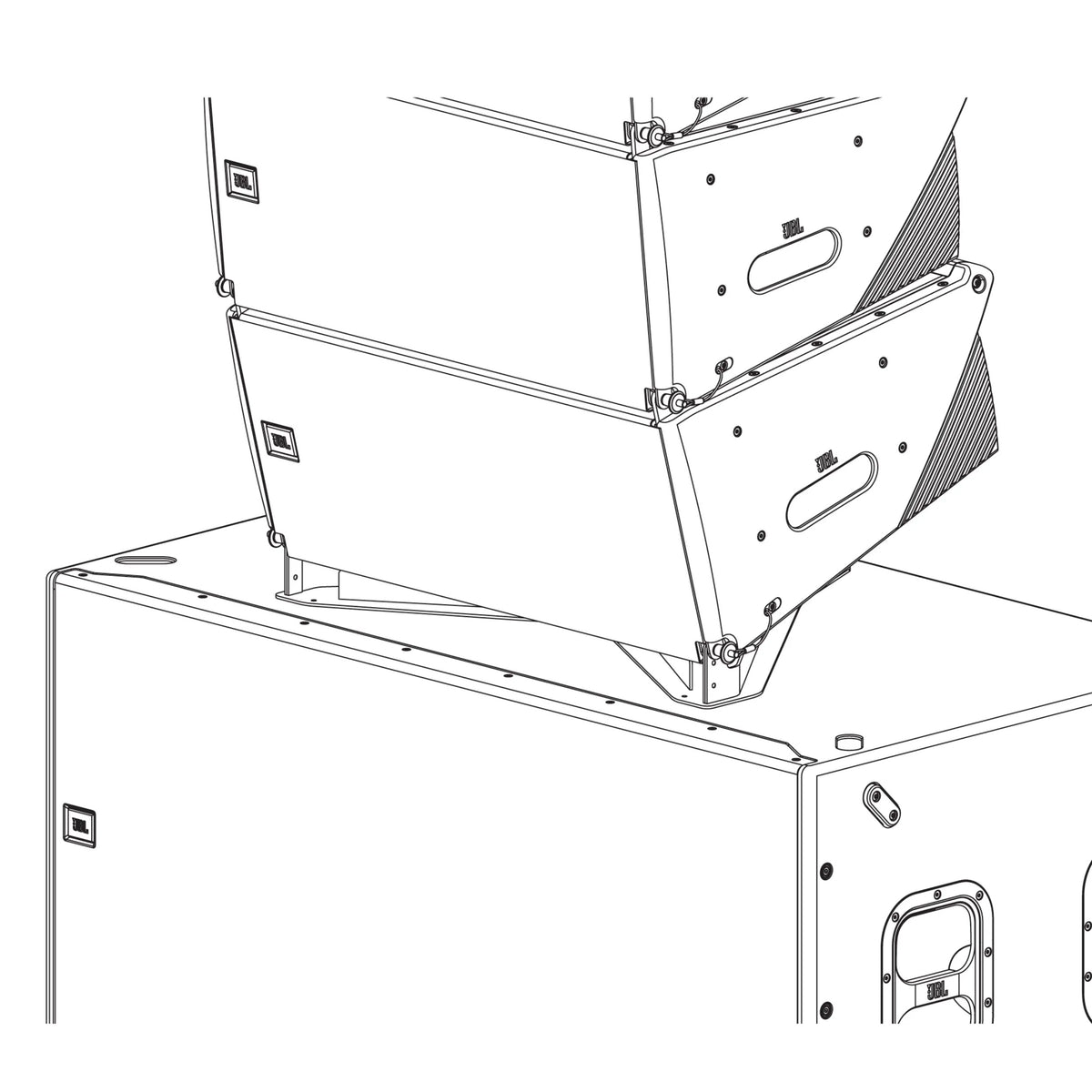 JBL SRX910LA BP Base Plate for SRX910LA