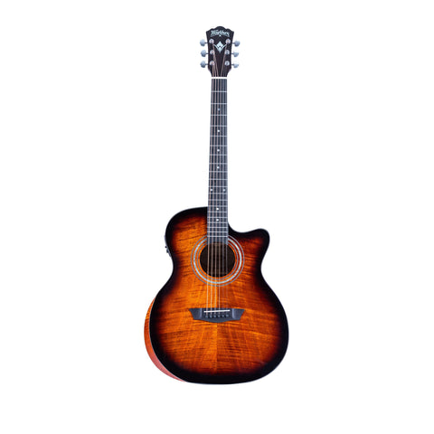 Washburn WCG12FCE Comfort Grand Auditorium Acoustic Electric Guitar Sunburst