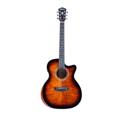 Washburn WCG12FCE Comfort Grand Auditorium Acoustic Electric Guitar Sunburst