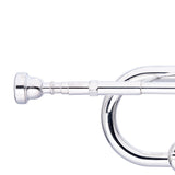 Stagg Levante Bb Trumpet, Bell And Leadpipe Silver Plated Finish