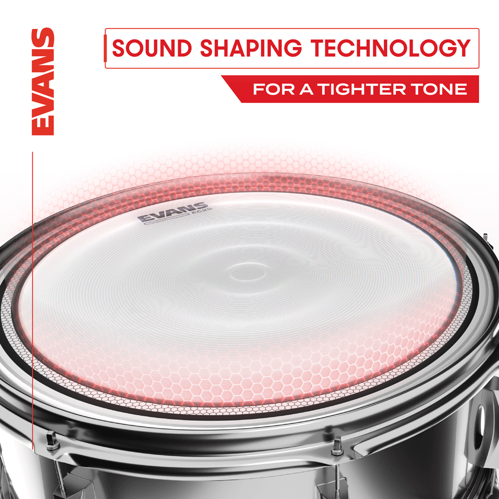 Evans Marching EC2S Tenor Drum Head, 14 inch
