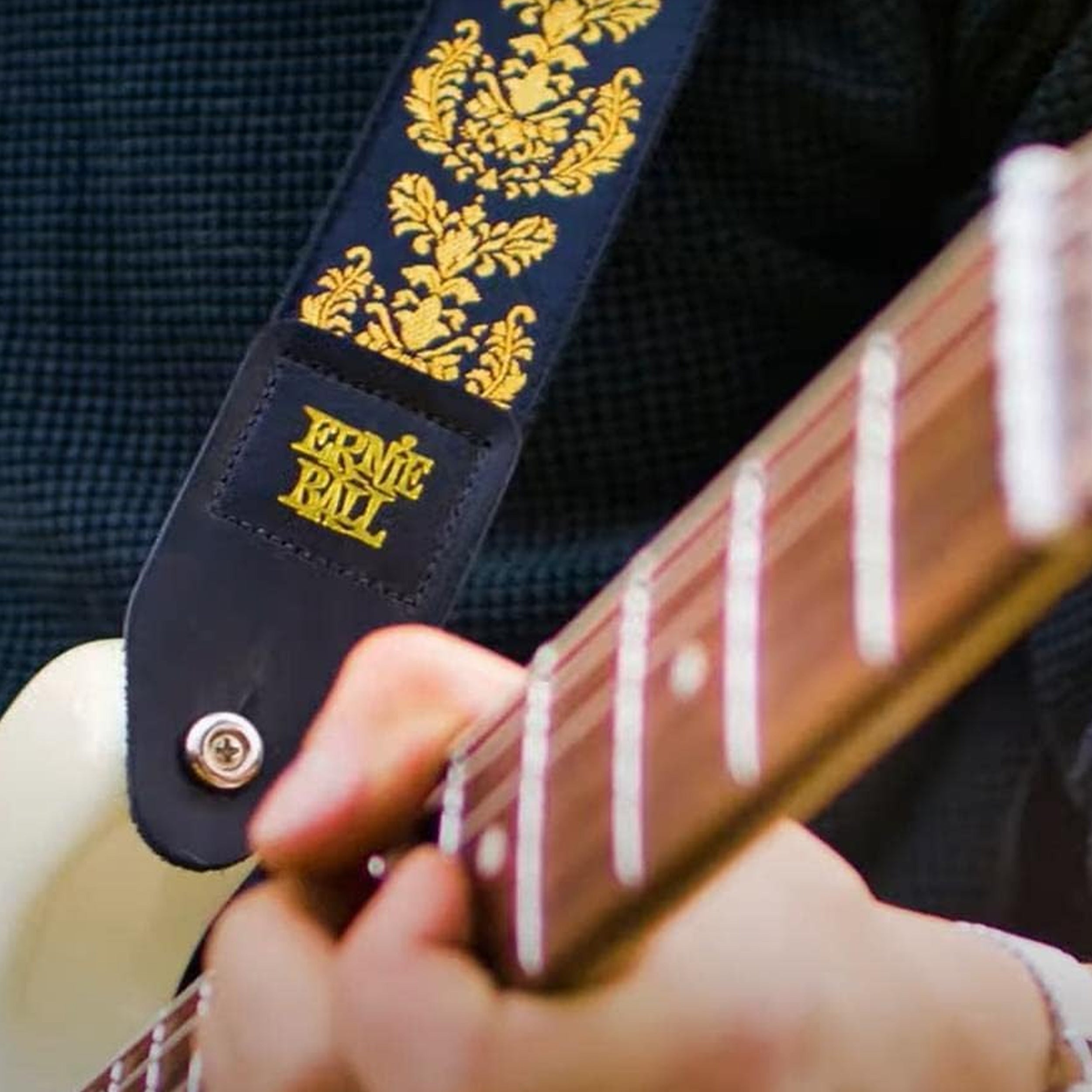 Ernie Ball Classic Jacquard Guitar Strap/Bass Strap - Royal Crest