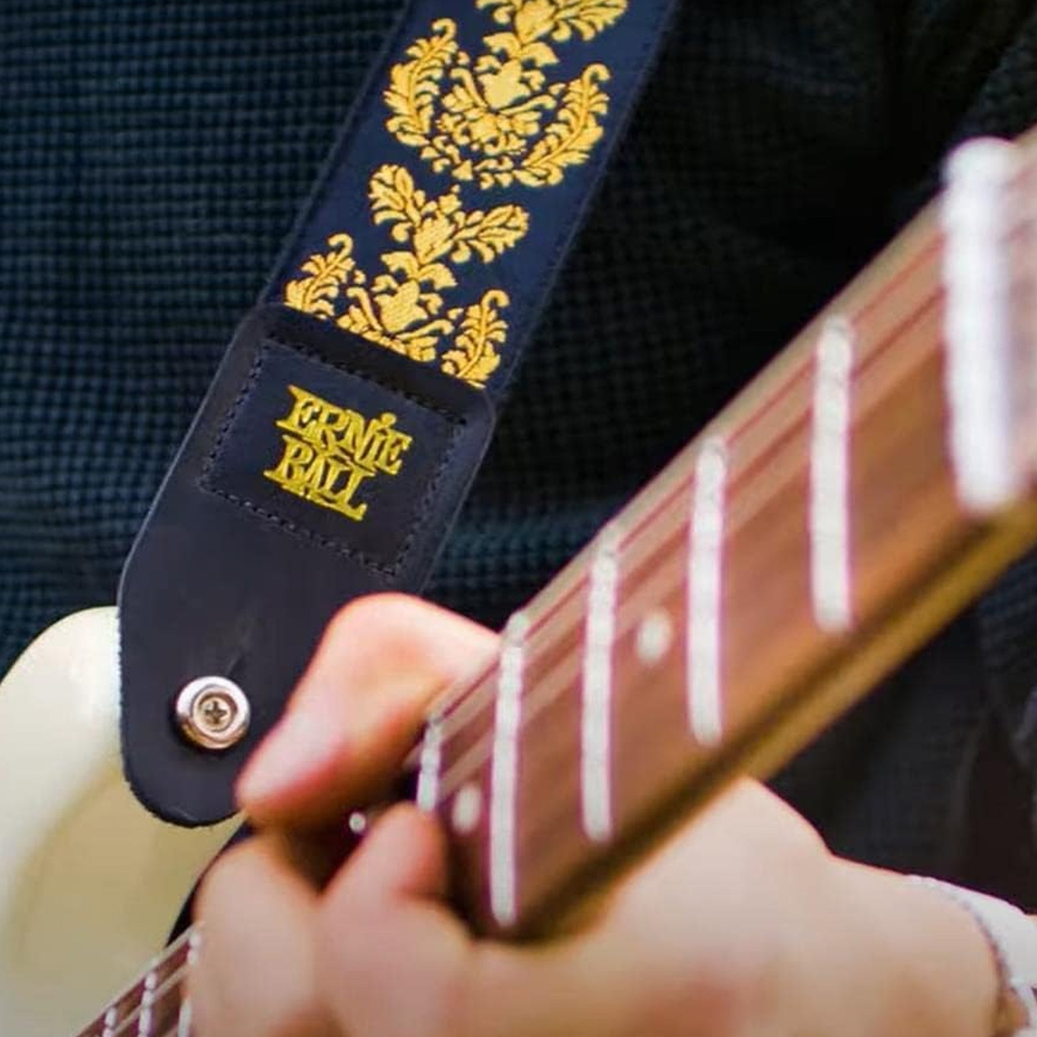 Ernie Ball Classic Jacquard Guitar Strap/Bass Strap - Royal Crest