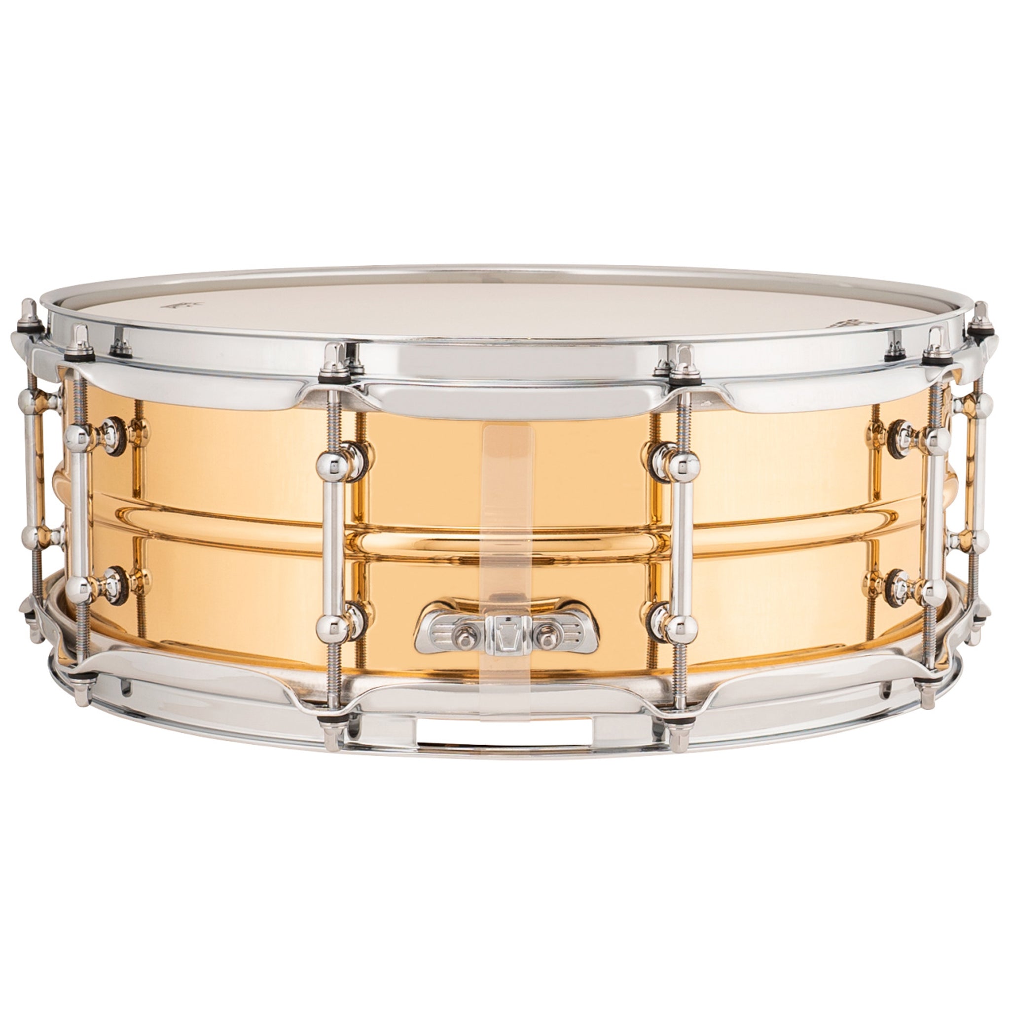 Ludwig LB550T Bronze Phonic 6.5x14 Smooth Polished Shell, Tube Lugs Snare Drum