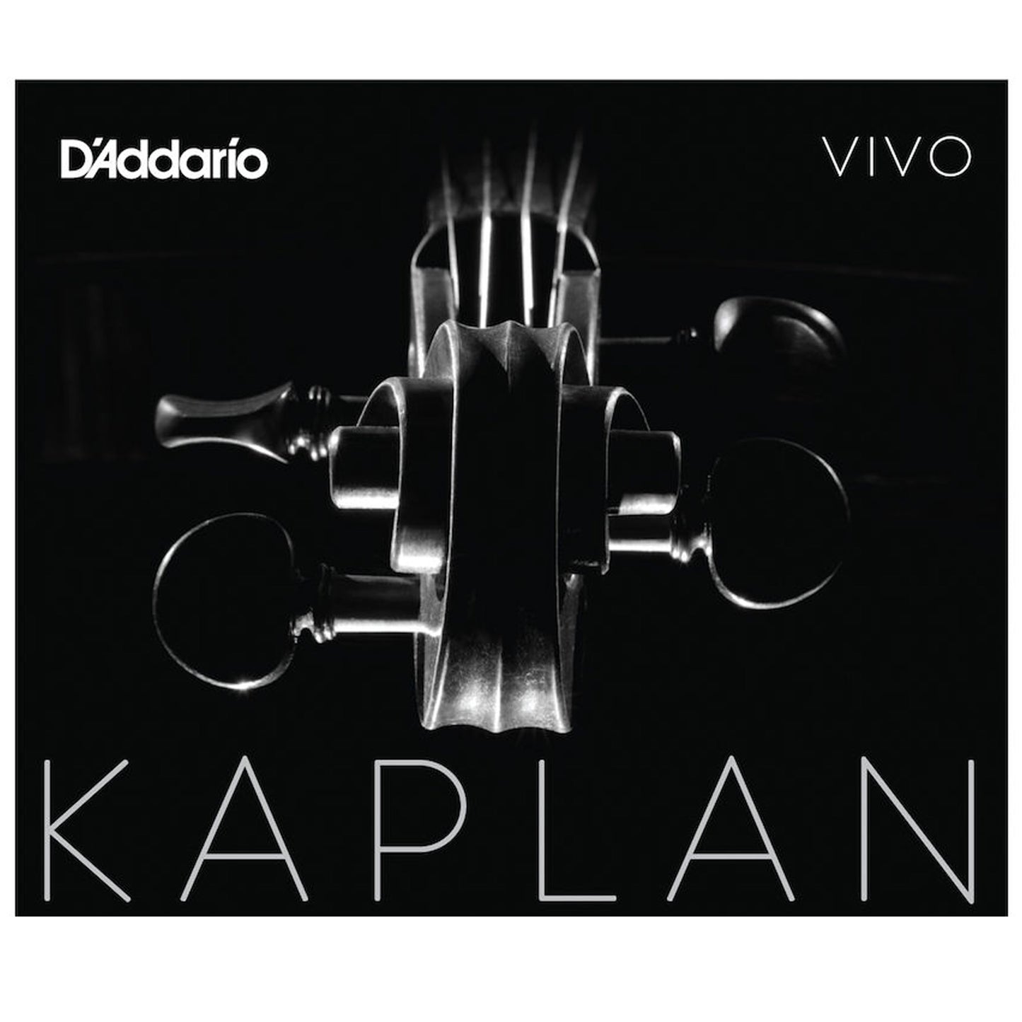 D'Addario Kaplan Vivo Violin D String, 1/4 Scale, Medium Tension