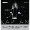 D'Addario Kaplan Vivo Violin A String, 1/4 Scale, Medium Tension