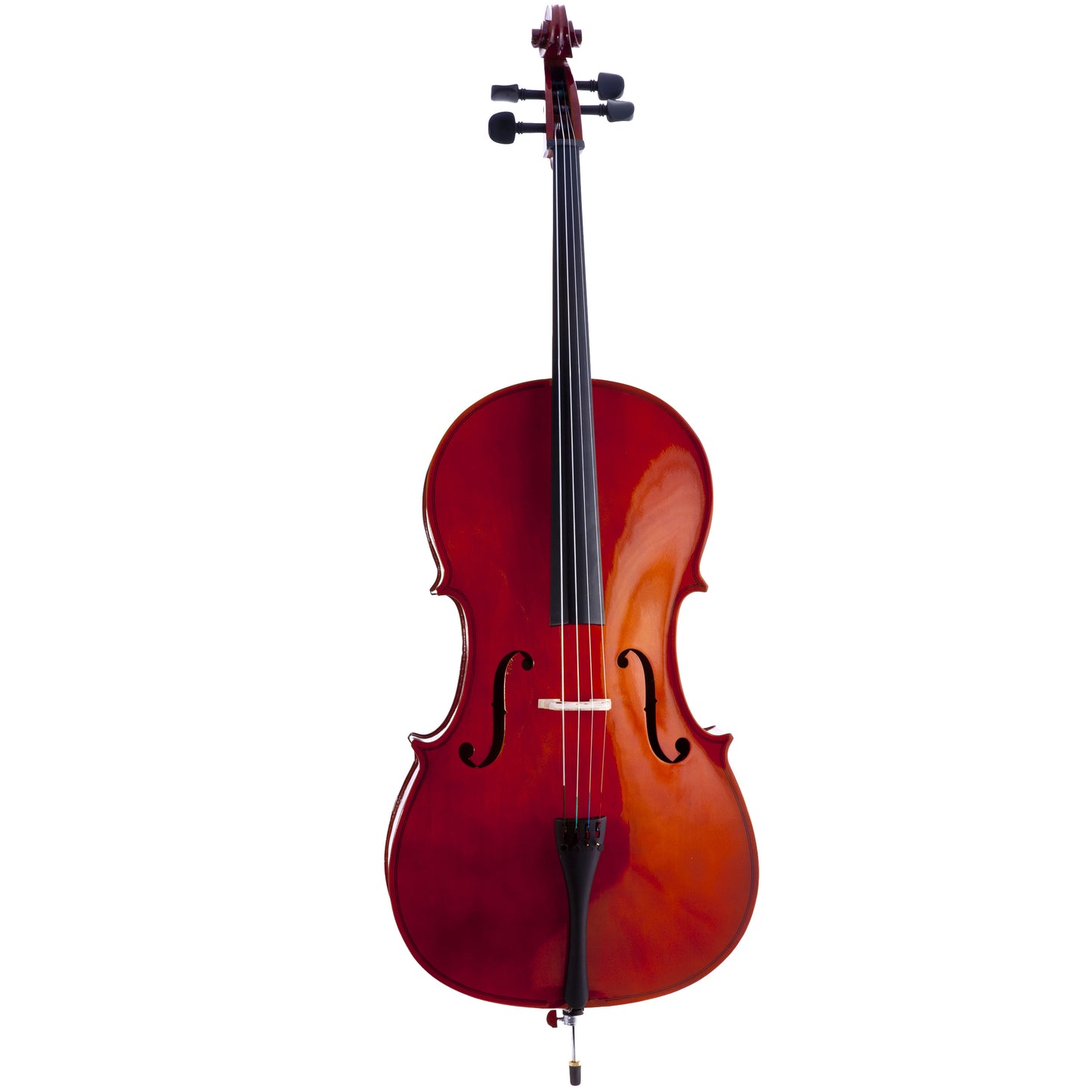 D'Luca Meister Student Cello Package 3/4 Size w/Stand, Bag, Tuner, Rosin & Bow