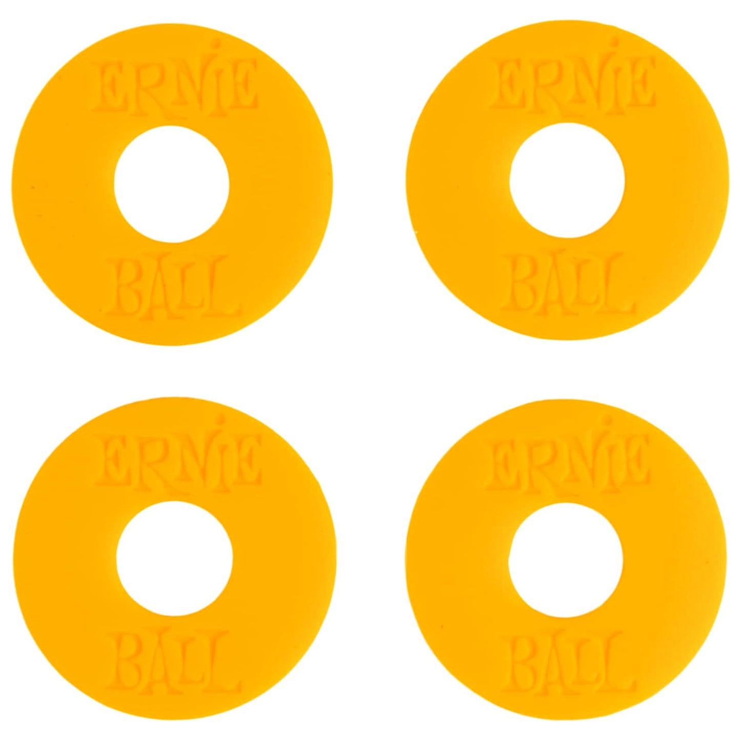 Ernie Ball Strap Blocks - Orange - 4 Pack