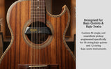 D’Luca Bajo Quinto and Bajo Sexto Passive Soundhole Pickup Single Coil