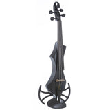 GEWA Novita 3.0 Electric Violin, Black, With Universal Shoulder Rest Adapter