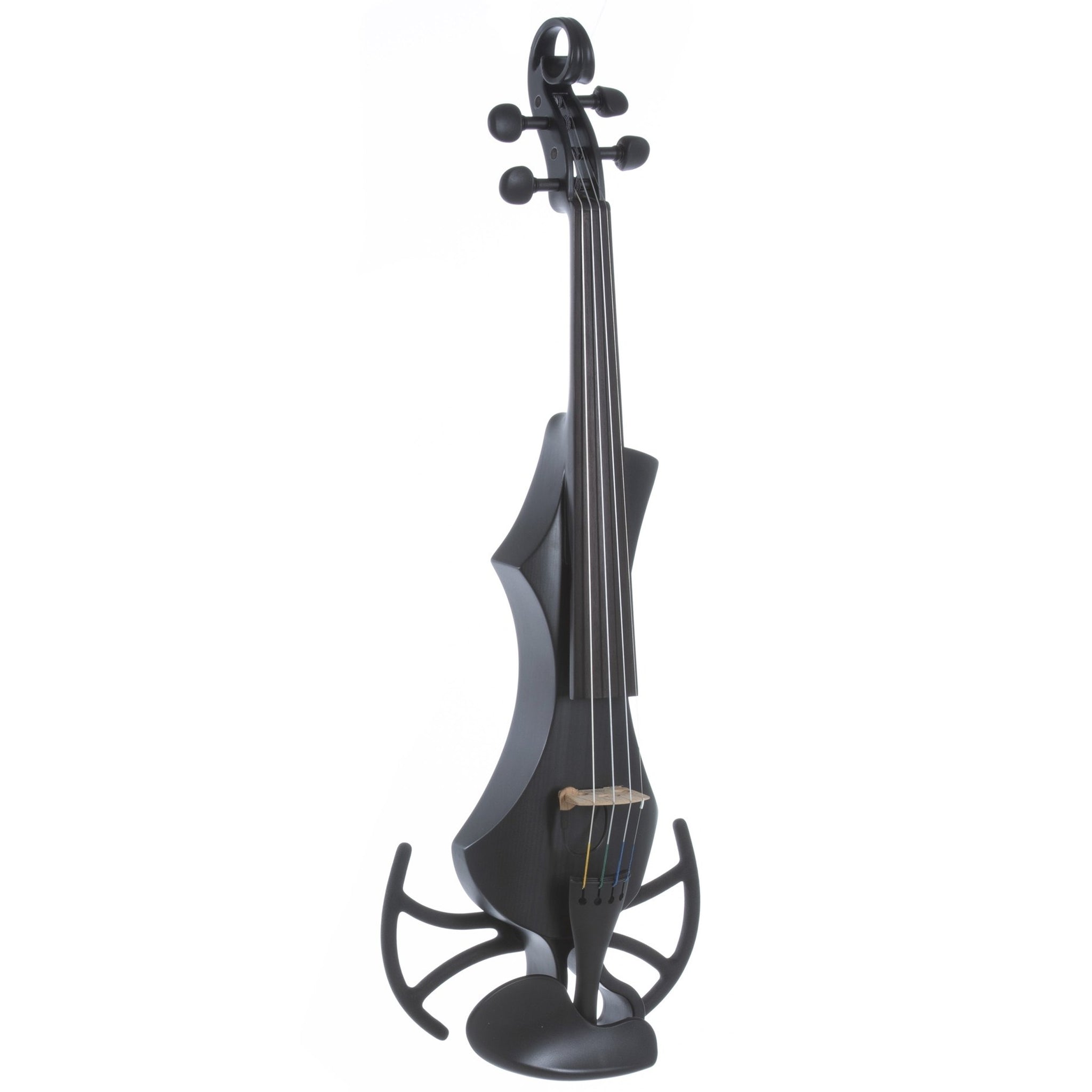 GEWA Novita 3.0 Electric Violin, Black, With Universal Shoulder Rest Adapter