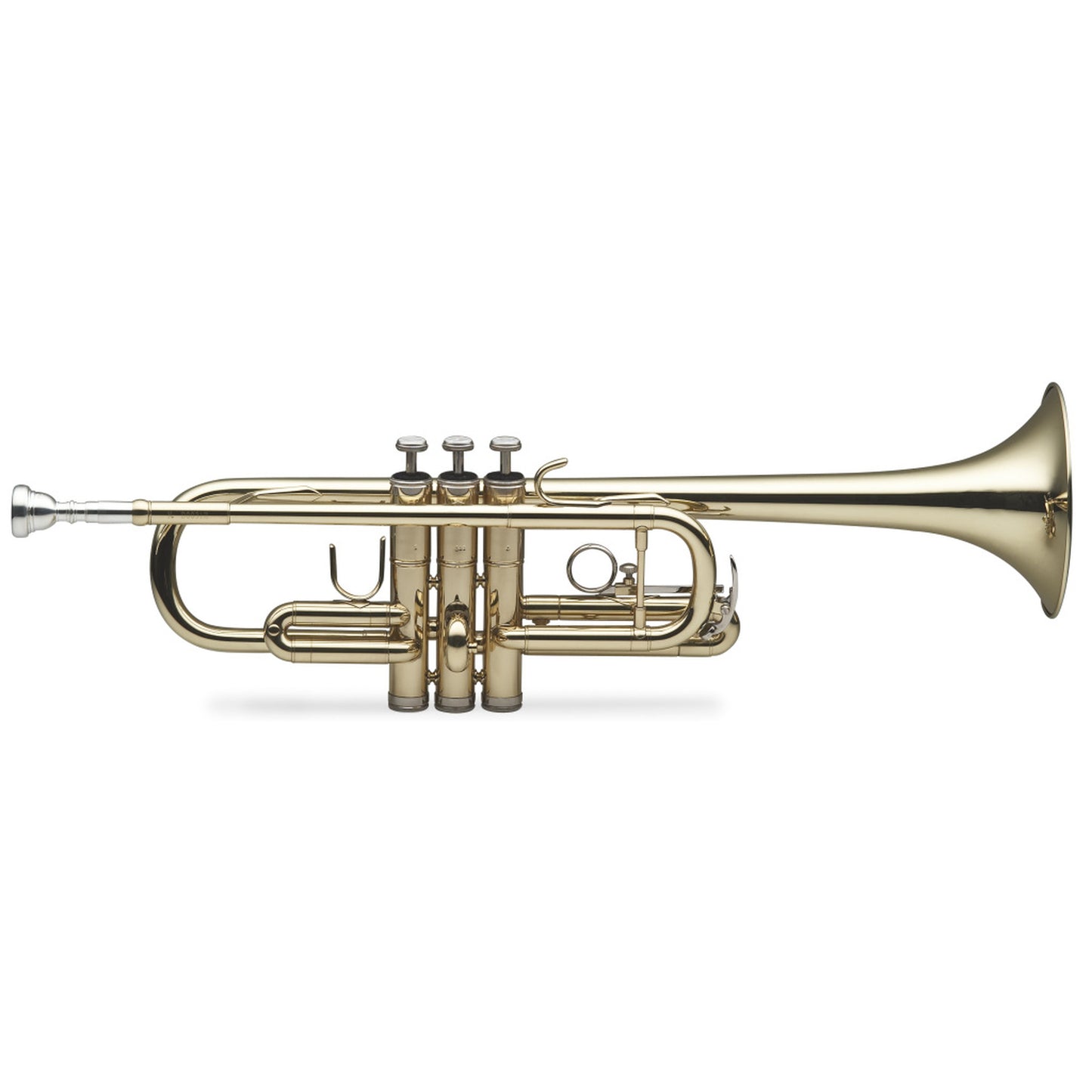 Stagg C Trumpet, Clear Lacquer with ABS Case