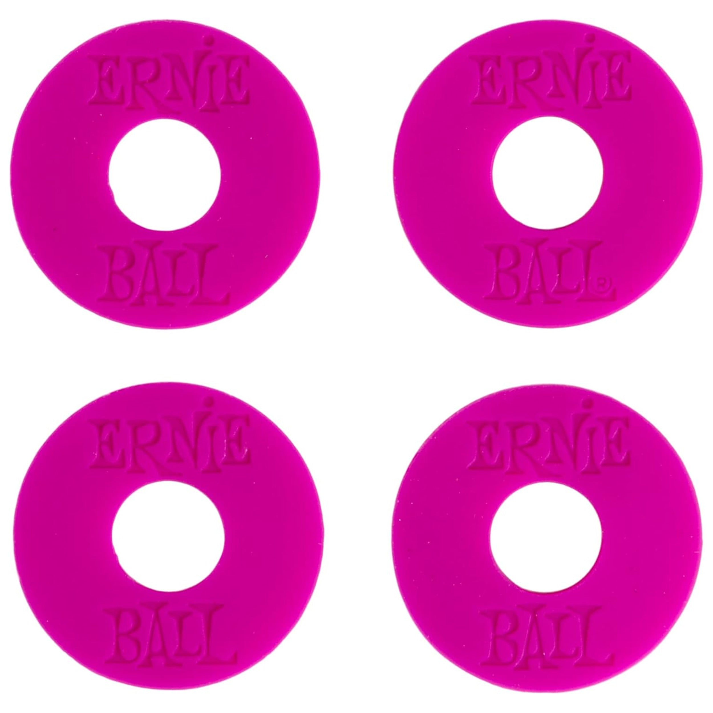 Ernie Ball Strap Blocks - Purple - 4 Pack