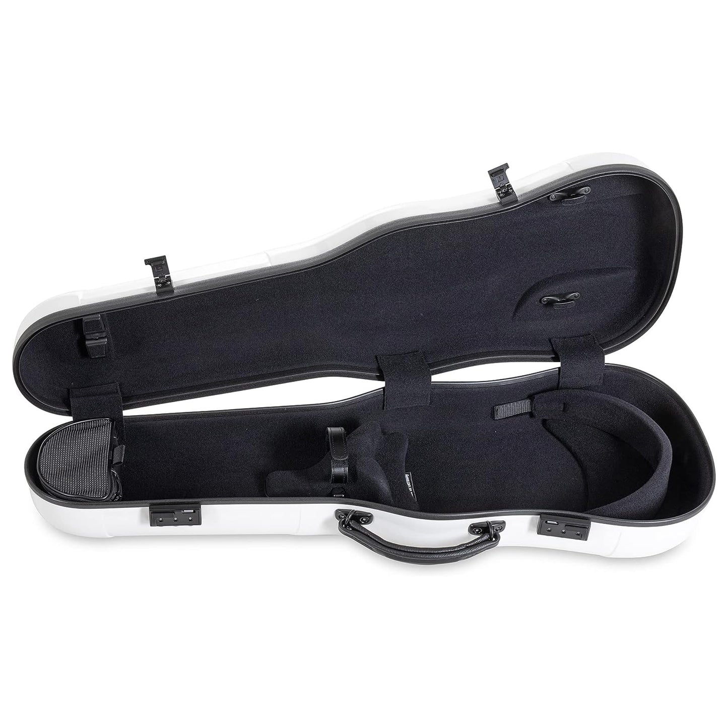 GEWA Viola Case, Air 2.0, Shaped, White/Black, High Gloss