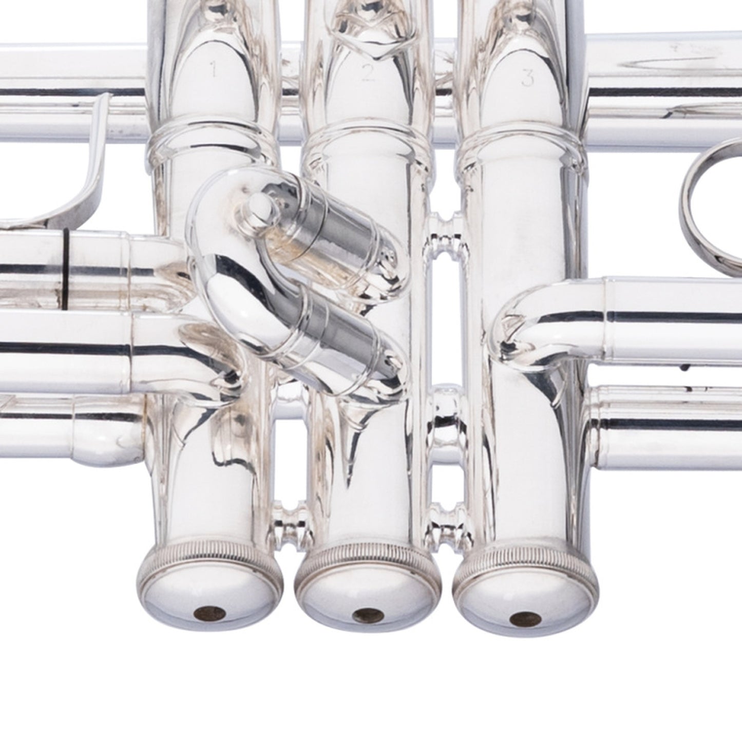 Stagg Levante Bb Trumpet, Bell And Leadpipe Silver Plated Finish