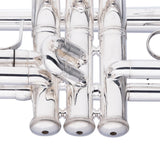 Stagg Levante Bb Trumpet, Bell And Leadpipe Silver Plated Finish