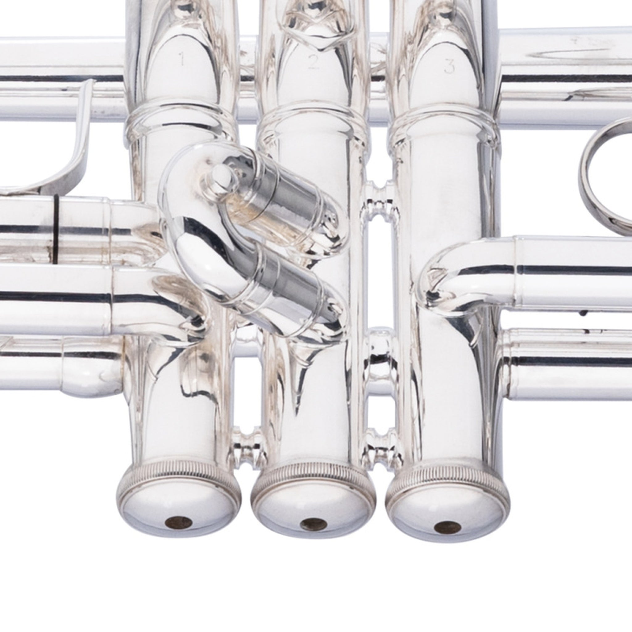 Stagg Levante Bb Trumpet, Bell And Leadpipe Silver Plated Finish