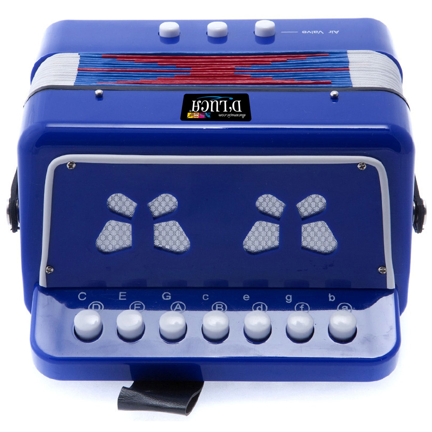 D'Luca Kids Series Button Accordion, Blue