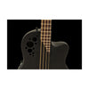 Ovation MOD TX 4-String Acoustic Electric Bass Guitar, Textured Black