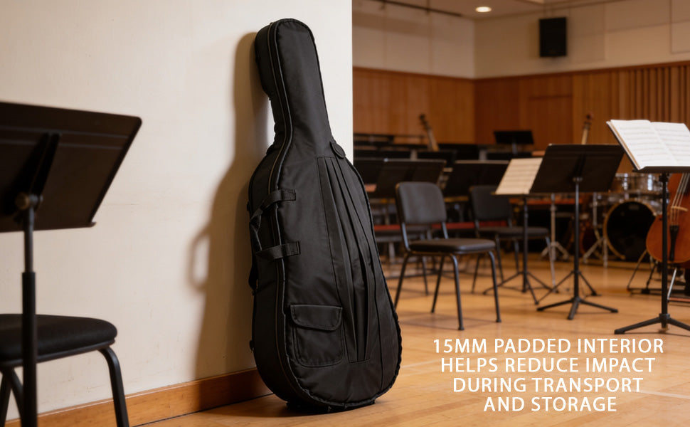 D’Luca Padded Cello Gig Bag 4/4