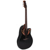 Ovation Celebrity Elite Mid Depth, Acoustic Electric Guitar, Black
