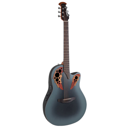 Ovation Celebrity Elite Mid Depth, Acoustic Electric Guitar, Reverse Blue Burst