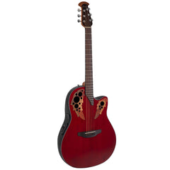 Ovation Celebrity Elite Mid Depth, Acoustic Electric Guitar, Ruby Red