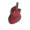 Ovation Celebrity Elite Mid Depth, Acoustic Electric Guitar, Ruby Red