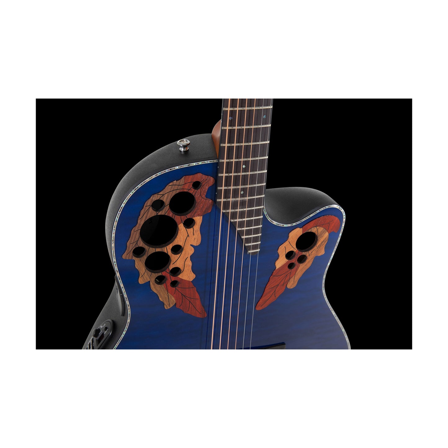 Ovation Celebrity Elite Exotic, Acoustic Electric Gruitar Caribbean Blue