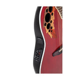 Ovation Celebrity Elite Super Shallow, Acoustic Electric Guitar, Ruby Red