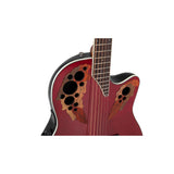 Ovation Celebrity Elite Super Shallow, Acoustic Electric Guitar, Ruby Red