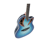 Ovation Celebrity Elite Shallow, Acoustic Electric Guitar, Blue/Natural Burst