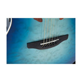 Ovation Celebrity Elite Shallow, Acoustic Electric Guitar, Blue/Natural Burst