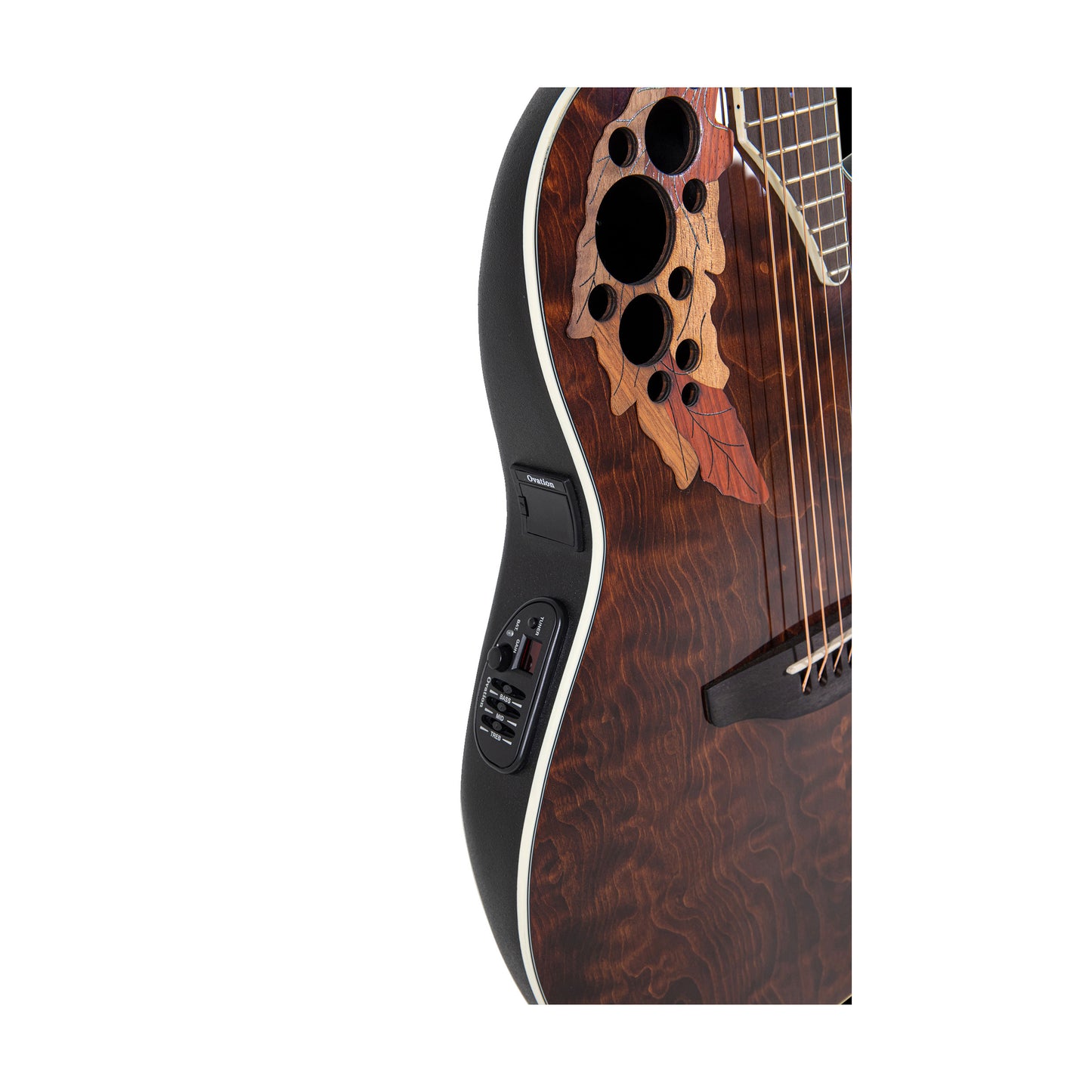 Ovation Celebrity Elite Shallow, Acoustic Electric Guitar Dark Tiger Eye