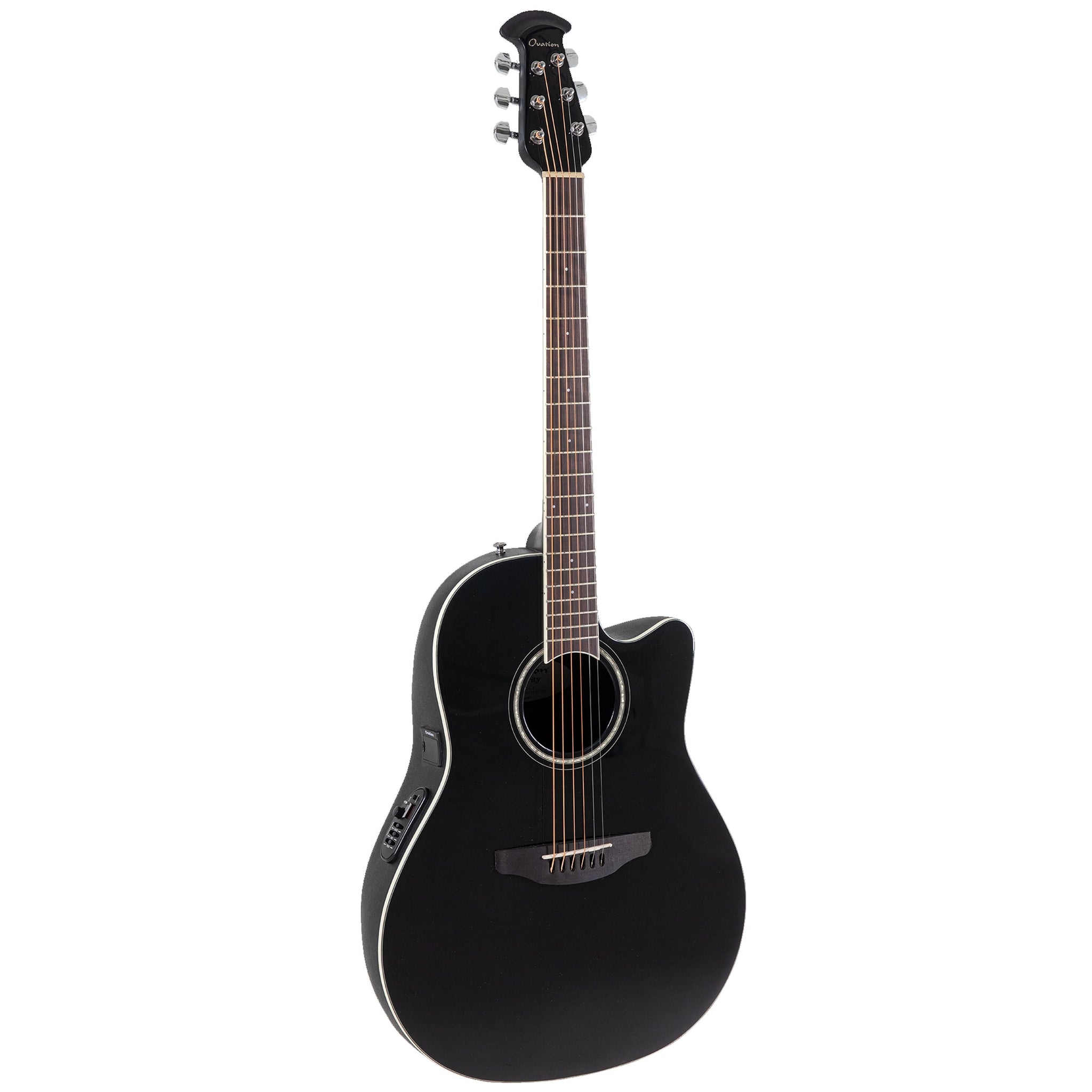 Ovation Celebrity Standard Mid Depth, Acoustic Electric Guitar, Black