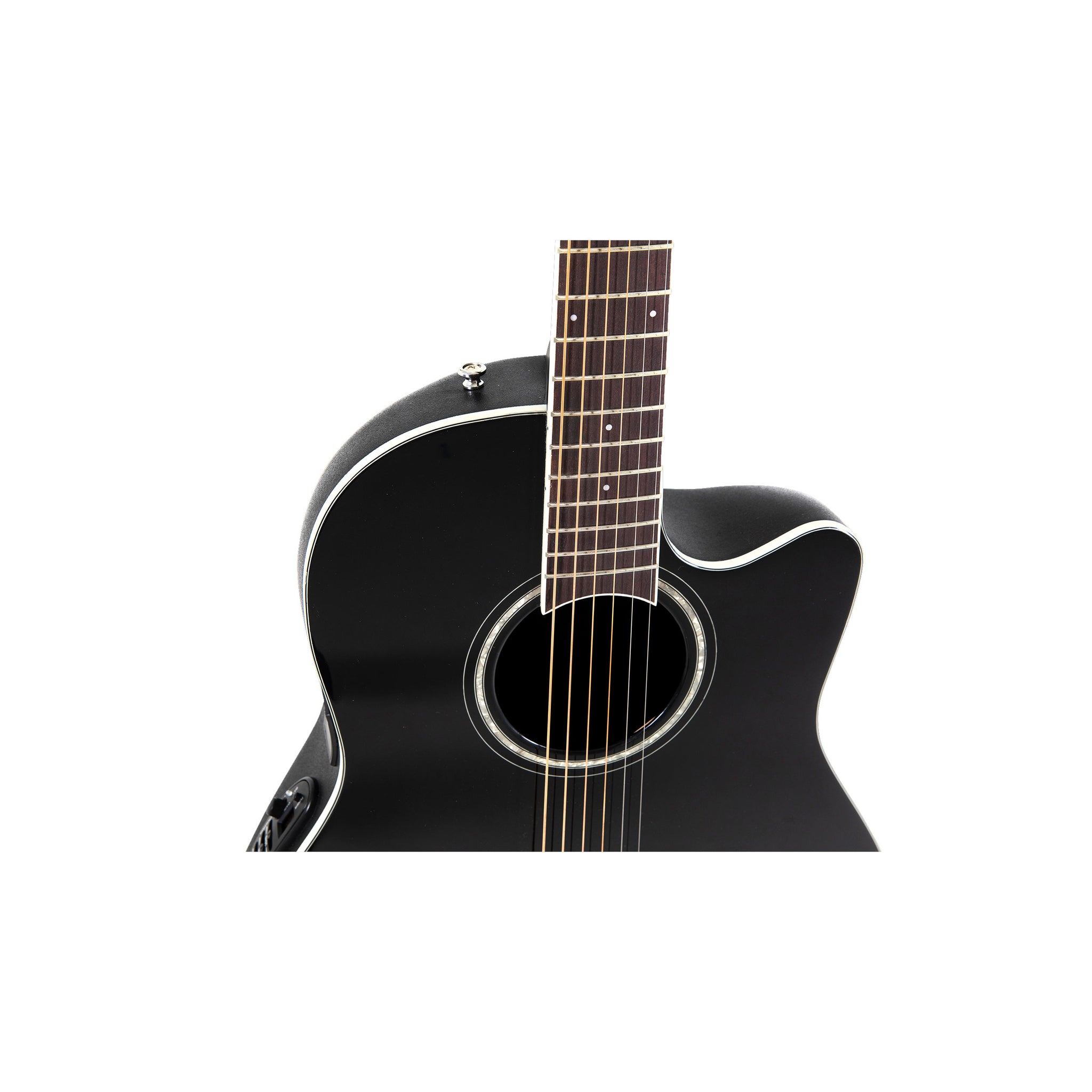 Ovation Celebrity Standard Mid Depth, Acoustic Electric Guitar, Black