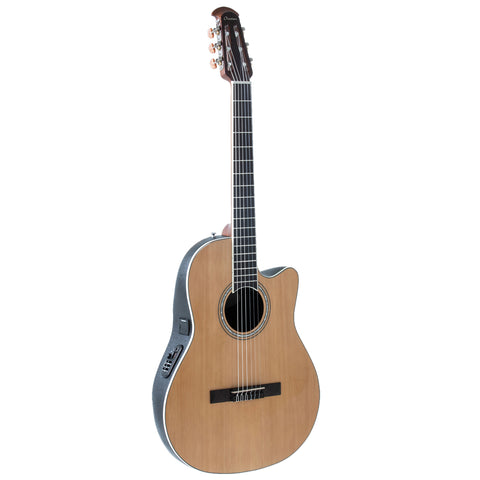 Ovation Celebrity Standard, Classical Acoustic Electric Guitar, Natural Cedar