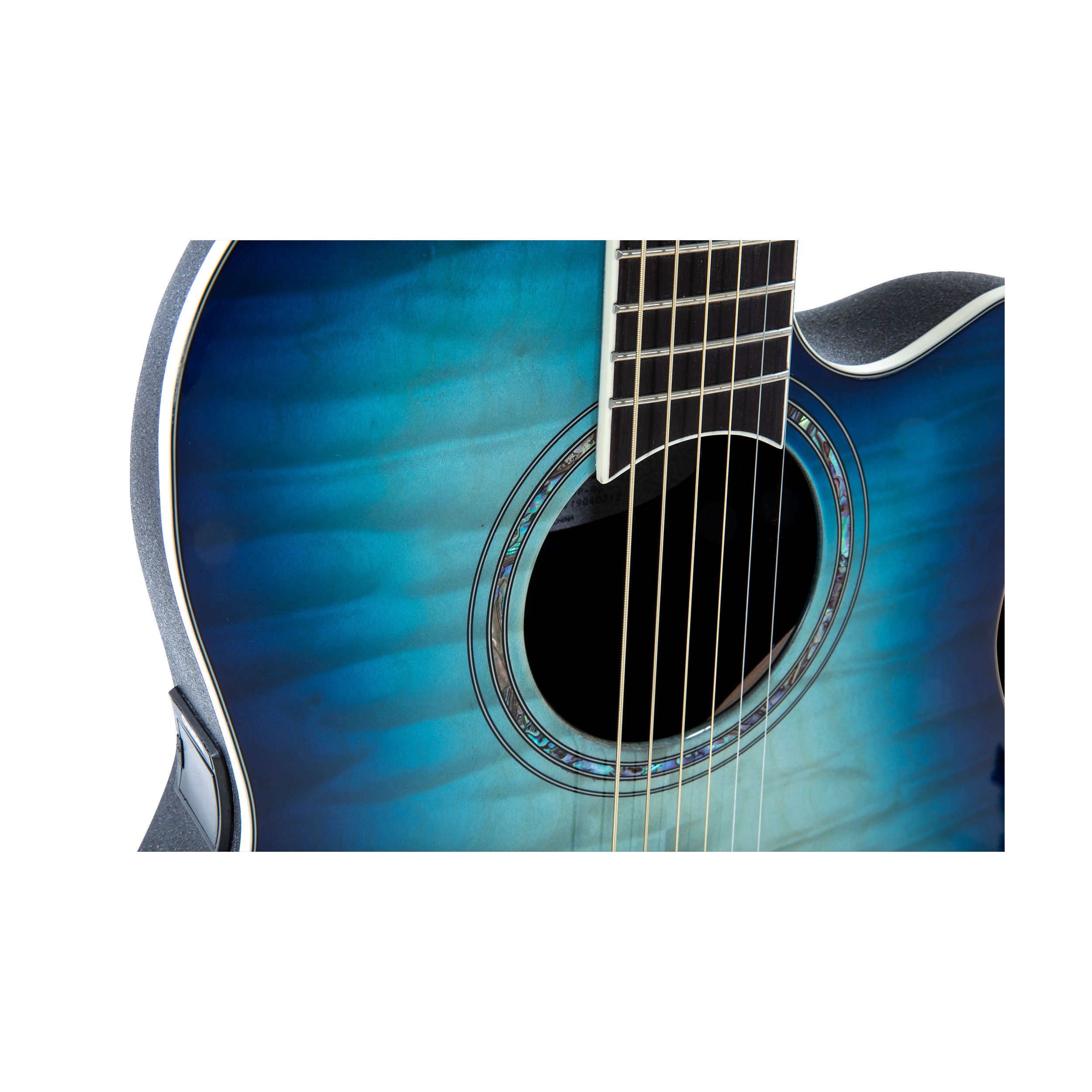 Ovation Celebrity Shallow, Acoustic Electric Guitar Blue/Natural