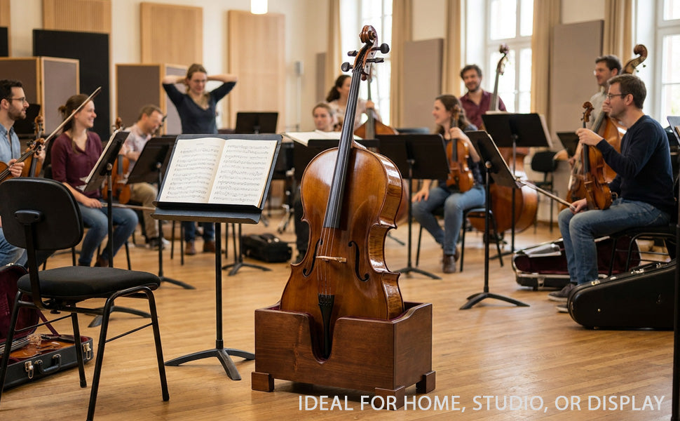 D'Luca Solid Wood Cello Stand 4/4 Full Size