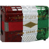 D'Luca Grand Piano Accordion 3 Switches 30 Keys 48 Bass with Case and Straps, Red, White, Green