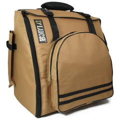 D'Luca Pro Series Accordion Gig Bag for 48/72 Bass Piano Accordions, Brown